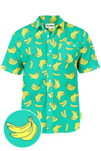 Load image into Gallery viewer, Men&#39;s Havana Banana Short Sleeve Button Down