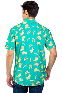 Men's Havana Banana Short Sleeve Button Down